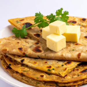 Aloo Pratha With curds